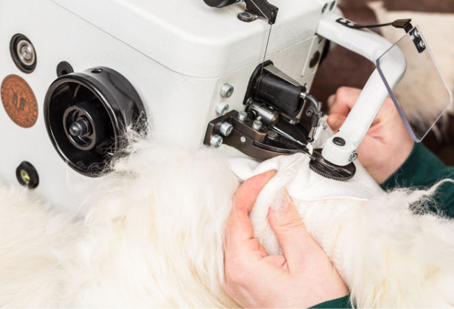 Making sheepskin products